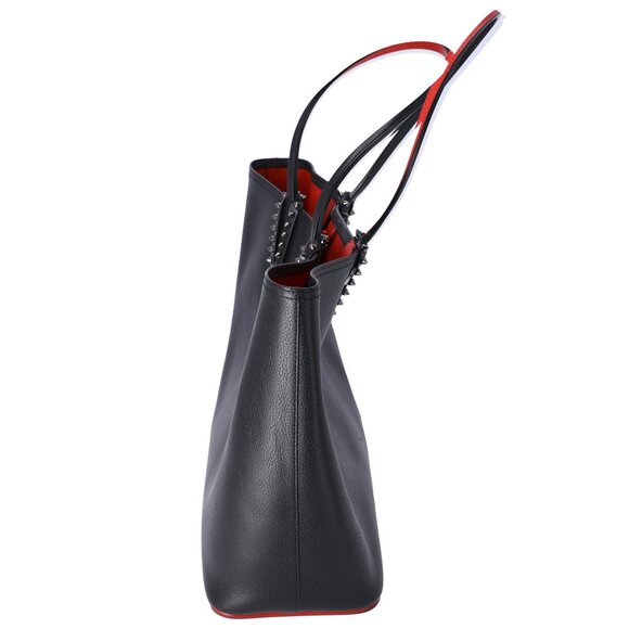 Christian Louboutin Cabata Large Tote Bag Black Leather + Pouch - Picture 4 of 6